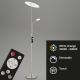Brilo - LED Lampa podłogowa ściemnialna LED/29,5W/230V + LED/3,5W 3000-6000K + pilot zdalnego sterowania