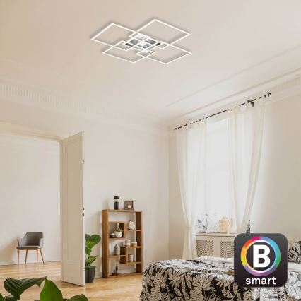 Brilo - LED regulowany sufitowy żyrandol FRAME LED/50W/230V 2700-6500K Wi-Fi Tuya + pilot zdalnego sterowania