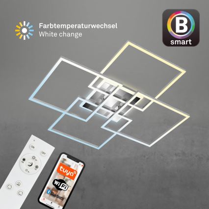 Brilo - LED regulowany sufitowy żyrandol FRAME LED/50W/230V 2700-6500K Wi-Fi Tuya + pilot zdalnego sterowania