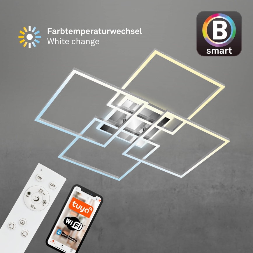 Brilo - LED regulowany sufitowy żyrandol FRAME LED/50W/230V 2700-6500K Wi-Fi Tuya + pilot zdalnego sterowania