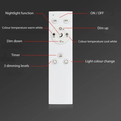 Brilo - LED regulowany sufitowy żyrandol FRAME LED/50W/230V 2700-6500K Wi-Fi Tuya + pilot zdalnego sterowania
