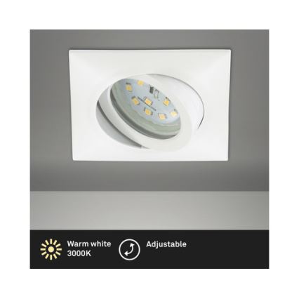 Brilo - LED Łazienkowa oprawa wpuszczana LED/5W/230V IP23 biały