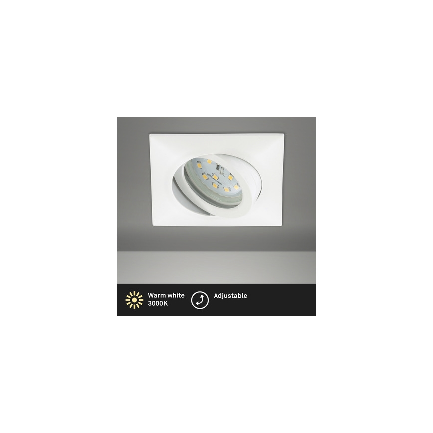 Brilo - LED Łazienkowa oprawa wpuszczana LED/5W/230V IP23 biały