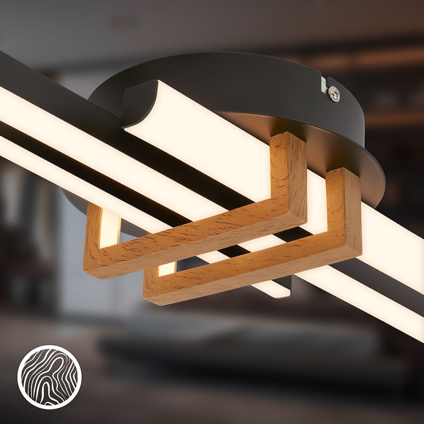 Brilo - LED oprawa sufitowa TINKA LED/21W/230V 3000K czarna