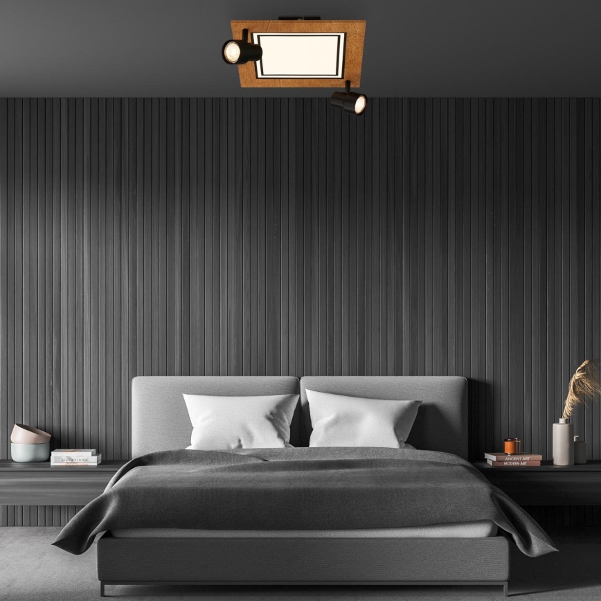 Brilo - LED Plafon LED/12W/230V + 2xGU10/9W 3000K