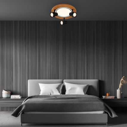 Brilo - LED Plafon LED/12W/230V + 3xGU10/9W 3000K
