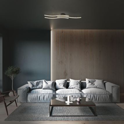 Brilo - LED Plafon LED/19W/230V 3000K czarny