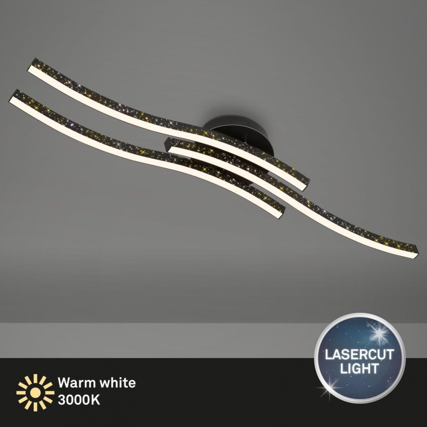 Brilo - LED Plafon LED/19W/230V 3000K czarny
