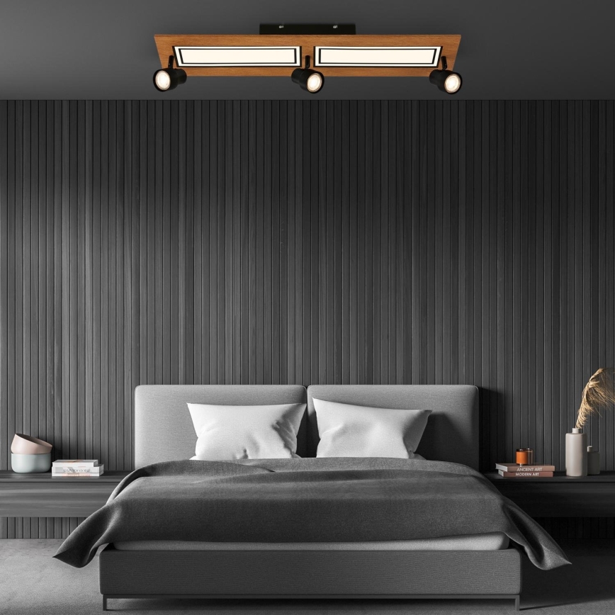 Brilo - LED Plafon LED/24W/230V + 3xGU10/9W 3000K