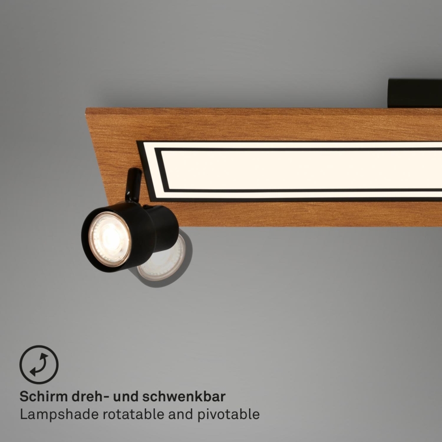 Brilo - LED Plafon LED/24W/230V + 3xGU10/9W 3000K