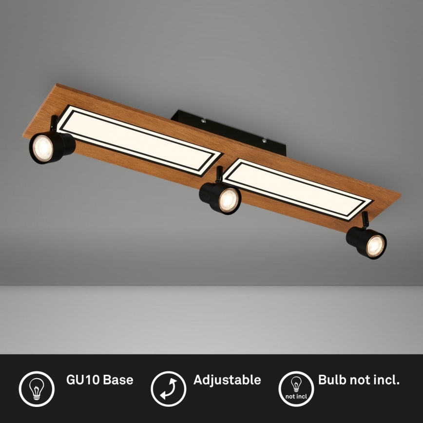 Brilo - LED Plafon LED/24W/230V + 3xGU10/9W 3000K