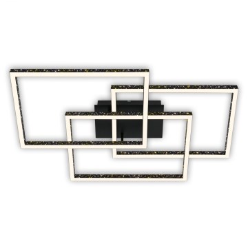 Brilo - LED Plafon ściemnialny FRAME LED/57W/230V 3000K czarny