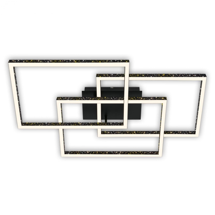Brilo - LED Plafon ściemnialny FRAME LED/57W/230V 3000K czarny