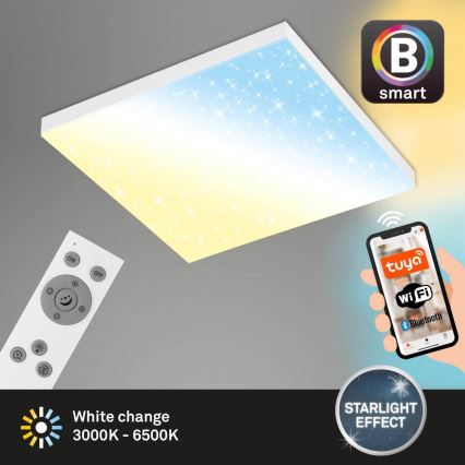 Brilo - LED Plafon ściemnialny FRAMELESS LED/24W/230V 3000-6500K Wi-Fi Tuya + zdalne sterowanie