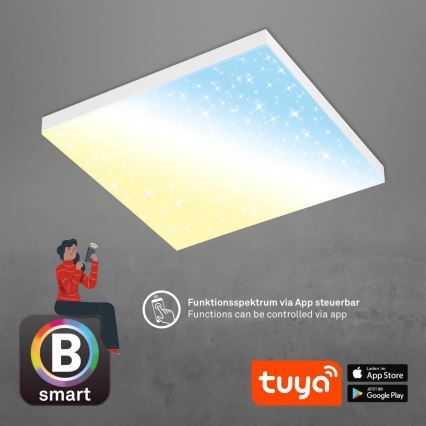 Brilo - LED Plafon ściemnialny FRAMELESS LED/24W/230V 3000-6500K Wi-Fi Tuya + zdalne sterowanie
