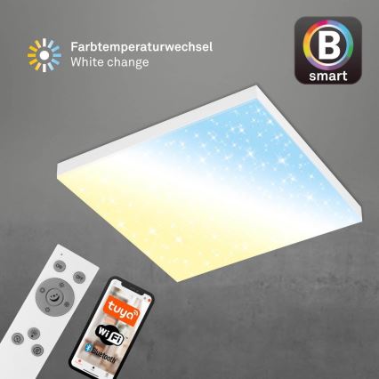 Brilo - LED Plafon ściemnialny FRAMELESS LED/24W/230V 3000-6500K Wi-Fi Tuya + zdalne sterowanie