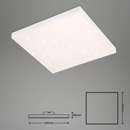 Brilo - LED Plafon ściemnialny FRAMELESS LED/24W/230V 3000-6500K Wi-Fi Tuya + zdalne sterowanie