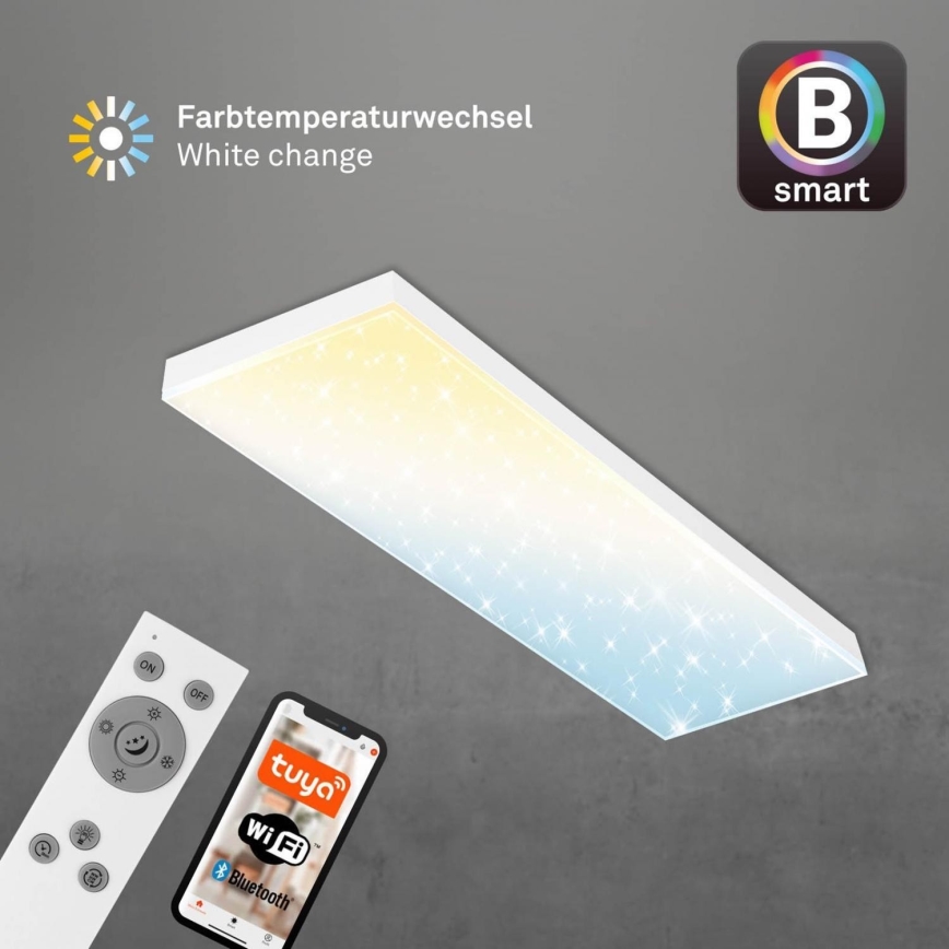 Brilo - LED Plafon ściemnialny FRAMELESS LED/28W/230V 3000-6500K Wi-Fi Tuya + zdalne sterowanie