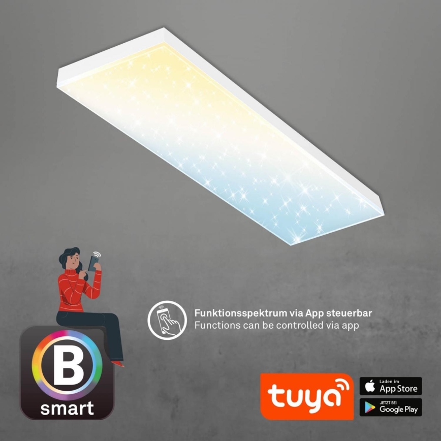 Brilo - LED Plafon ściemnialny FRAMELESS LED/28W/230V 3000-6500K Wi-Fi Tuya + zdalne sterowanie