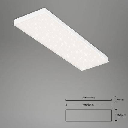 Brilo - LED Plafon ściemnialny FRAMELESS LED/28W/230V 3000-6500K Wi-Fi Tuya + zdalne sterowanie
