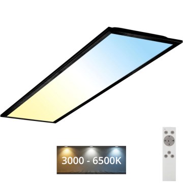 Brilo - LED Plafon ściemnialny PIATTO LED/24W/230V 3000-6500K 100x25 cm + pilot zdalnego sterowania