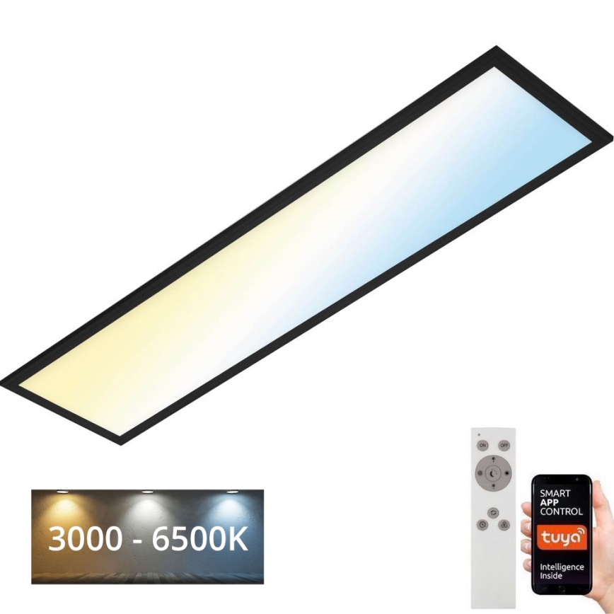 Brilo - LED Plafon ściemnialny PIATTO LED/28W/230V 3000-6500K Wi-Fi Tuya + pilot zdalnego sterowania