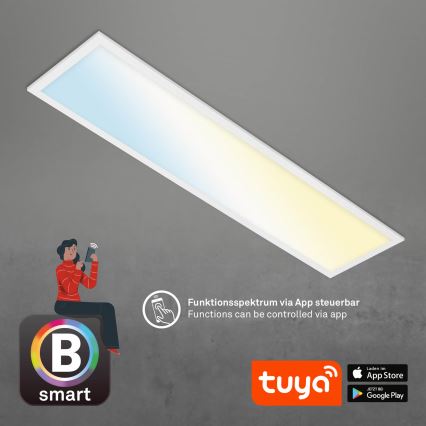 Brilo - LED Plafon ściemnialny PIATTO LED/28W/230V 3000-6500K Wi-Fi Tuya + pilot zdalnego sterowania