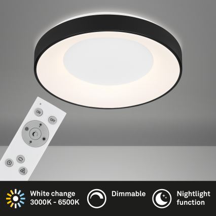 Brilo - LED Plafon ściemnialny RONDO LED/36W/230V 3000-6500K + pilot zdalnego sterowania