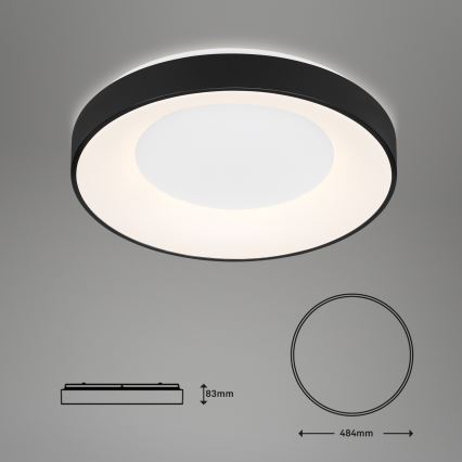 Brilo - LED Plafon ściemnialny RONDO LED/36W/230V 3000-6500K + pilot zdalnego sterowania