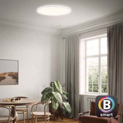 Brilo - LED Plafon ściemnialny SLIM LED/22W/230V 2700-6500K Wi-Fi Tuya + pilot zdalnego sterowania