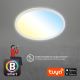 Brilo - LED Plafon ściemnialny SLIM LED/22W/230V 2700-6500K Wi-Fi Tuya + pilot zdalnego sterowania