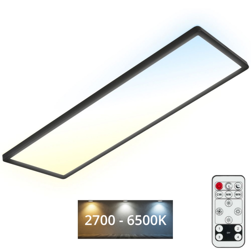 Brilo - LED Plafon ściemnialny SLIM LED/23W/230V 2700-6500K + Pilot zdalnego sterowania