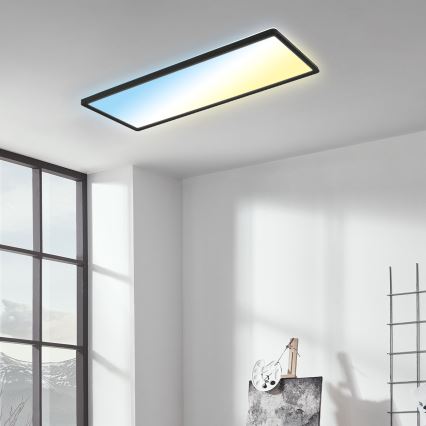 Brilo - LED Plafon ściemnialny SLIM LED/23W/230V 2700-6500K + Pilot zdalnego sterowania