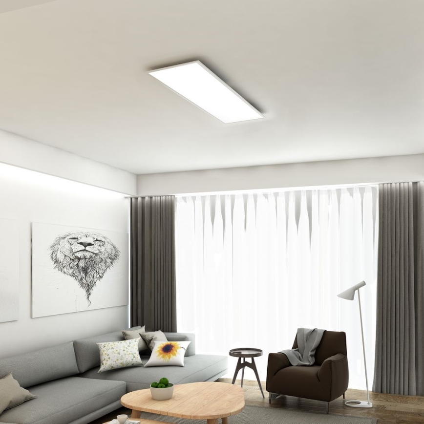 Brilo - LED Plafon ściemnialny SLIM LED/24W/230V 3000-6500K 100x25 cm + pilot zdalnego sterowania