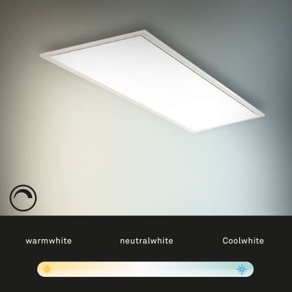Brilo - LED Plafon ściemnialny SLIM LED/24W/230V 3000-6500K 100x25 cm + pilot zdalnego sterowania