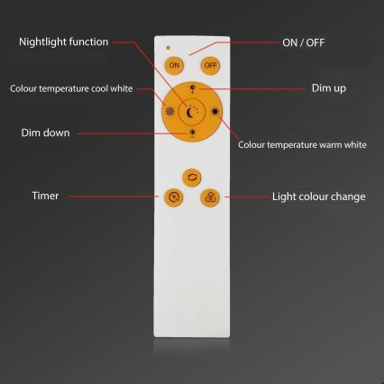 Brilo - LED Plafon ściemnialny SLIM LED/24W/230V 3000-6500K 100x25 cm + pilot zdalnego sterowania