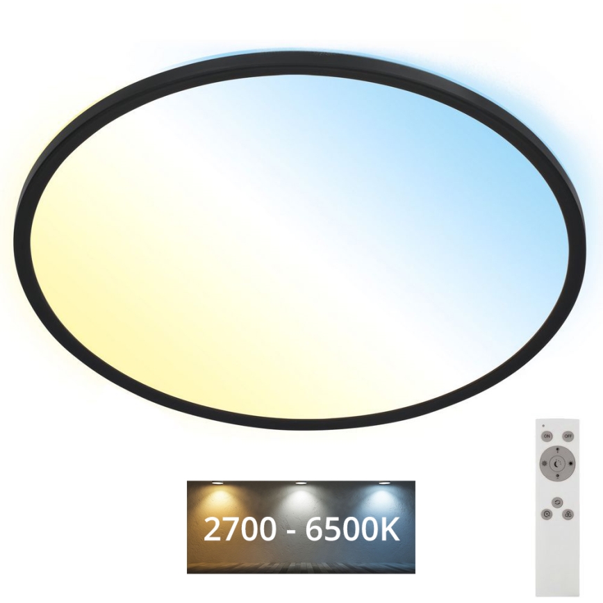 Brilo - LED Plafon ściemnialny SLIM LED/31W/230V 2700-6500K + Pilot zdalnego sterowania