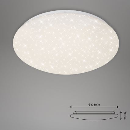 Brilo - LED Plafon ściemnialny STARRY SKY LED/22W/230V 3000-6000K + pilot zdalnego sterowania