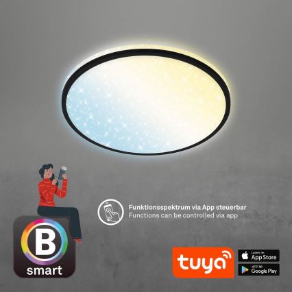 Brilo - LED Plafon ściemnialny STARRY SKY LED/24W/230V 3000-6500K Wi-Fi Tuya + Pilot zdalnego sterowania