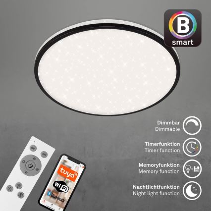 Brilo - LED Plafon ściemnialny STARRY SKY LED/42W/230V 3000-6500K Wi-Fi Tuya + Pilot zdalnego sterowania