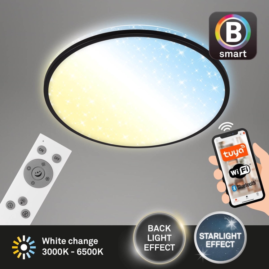 Brilo - LED Plafon ściemnialny STARRY SKY LED/42W/230V 3000-6500K Wi-Fi Tuya + Pilot zdalnego sterowania