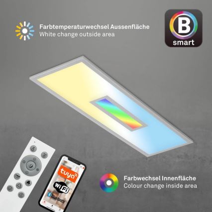 Brilo - LED RGB panel sufitowy z regulacją jasności CENTRO LED/28W/230V 2700-6500K Wi-Fi Tuya + pilot zdalnego sterowania