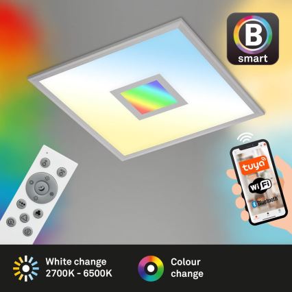 Brilo - LED RGB Plafon ściemnialny CENTRO LED/24W/230V 2700-6500K Wi-Fi Tuya + pilot zdalnego sterowania