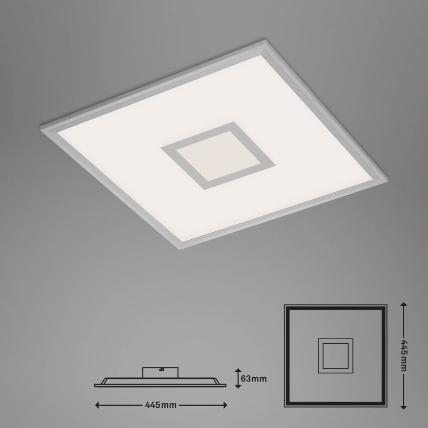 Brilo - LED RGB Plafon ściemnialny CENTRO LED/24W/230V 2700-6500K Wi-Fi Tuya + pilot zdalnego sterowania