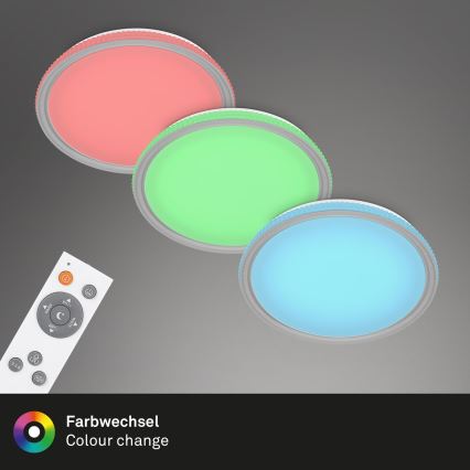 Brilo - LED RGB Ściemnialna lampa sufitowa LED/40W/230V 3000-6500K + pilot zdalnego sterowania