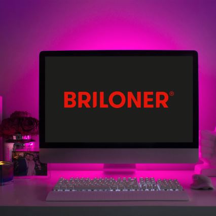 Brilo - LED RGB Ściemnialna taśma 6,5m LED/18W/230V Wi-Fi Tuya + pilot zdalnego sterowania