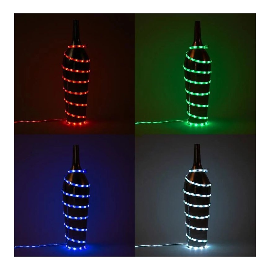 Brilo - LED RGB Ściemnialna taśma 6,5m LED/22W/230V + pilot zdalnego sterowania