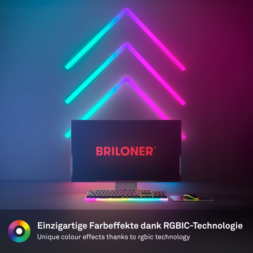 Brilo - LED RGBIC Oświetlenie ściemnialne szynowe Smart LED/24W/230V Wi-Fi Tuya