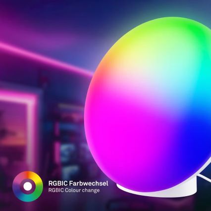 Brilo - Ładowalna ściemnialna lampka stołowa LED RGBIC TARA LED/6W/5V 3000-6500K Wi-Fi Tuya + pilot zdalnego sterowania