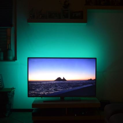 Brilo - Regulowany pasek LED RGBW do TV 3m LED/2,5W/USB + pilot zdalnego sterowania